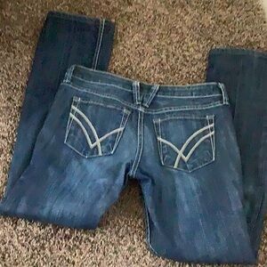 Dark Blue Women's Straight Leg Jeans